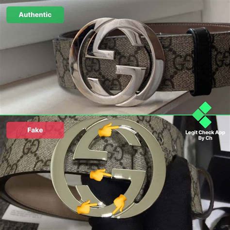 fake gucci belt vs real one|how to check gucci belt.